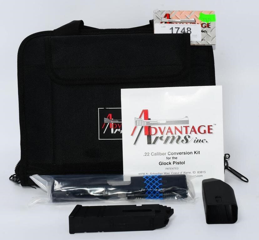 Lot 1748: Advantage Arms .22 LR Conversion Kit Glock 17/22