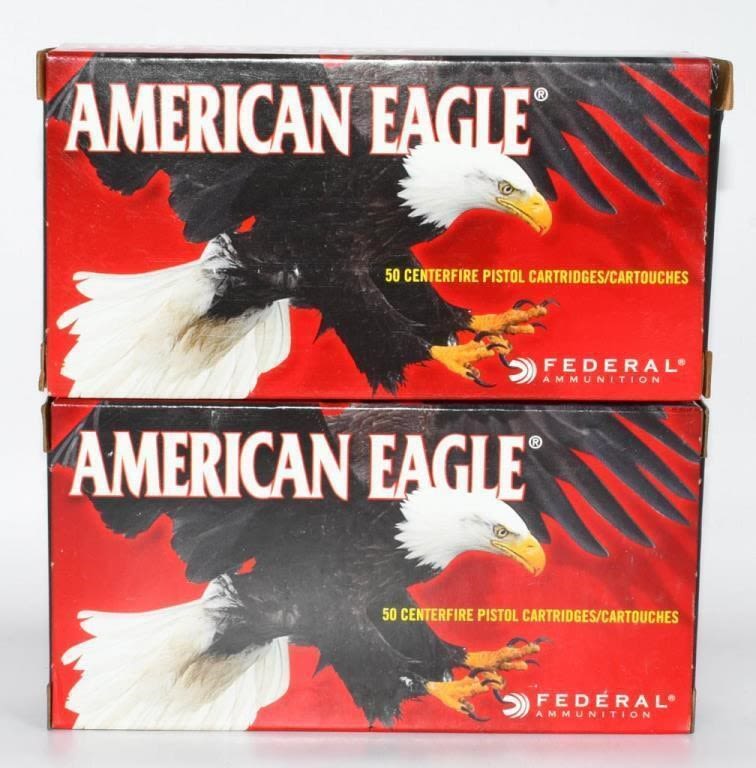Lot 1750: 100 Rounds Of American Eagle .45 ACP Ammunition