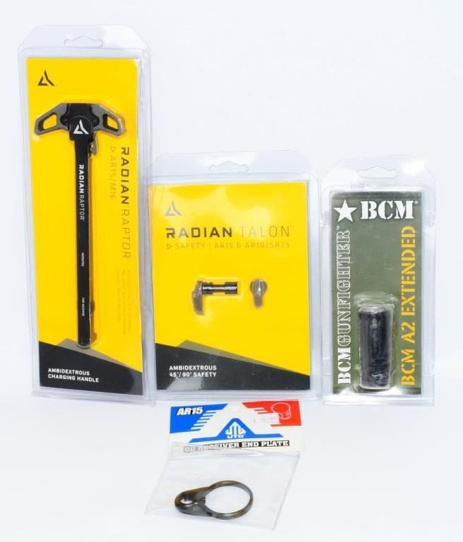 Lot 1787: 4 New in The Package AR15 Parts