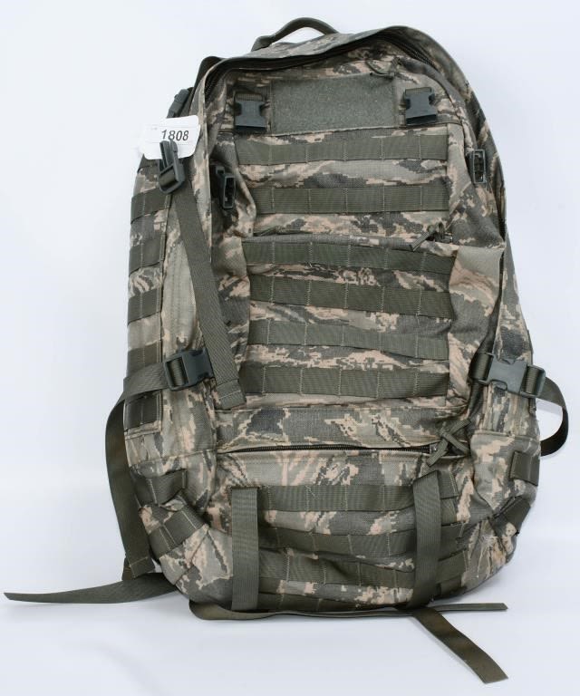 Lot 1808: Extra Large Size Military Camo Tactical Backpack