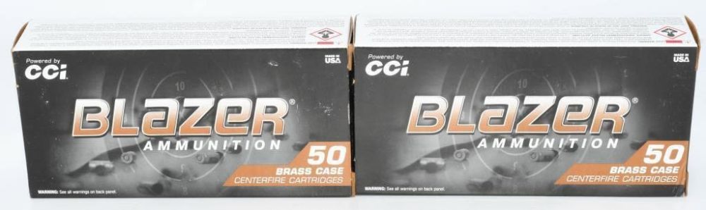 Lot 1816: 100 Rounds of Blazer .45 ACP Ammunition