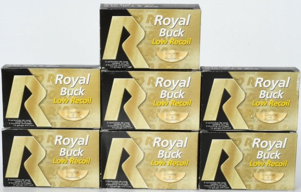 Lot 1900: 35 Rounds Of Royal Buck 12 Ga 00 Buck Shotshells