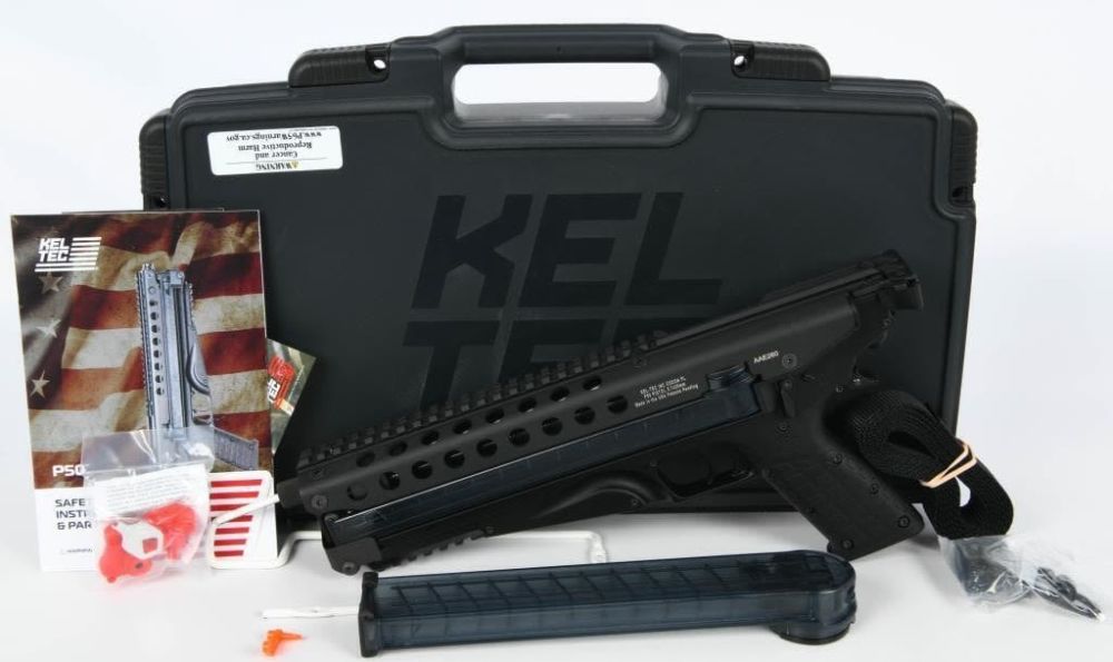 Lot 1914: NEW Kel-Tec P50 5.7x28mm Semi Auto Pistol