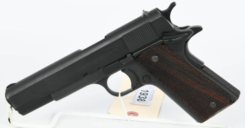 Lot 1938: Rock Island Armory 1911A1 Semi Auto .45 ACP
