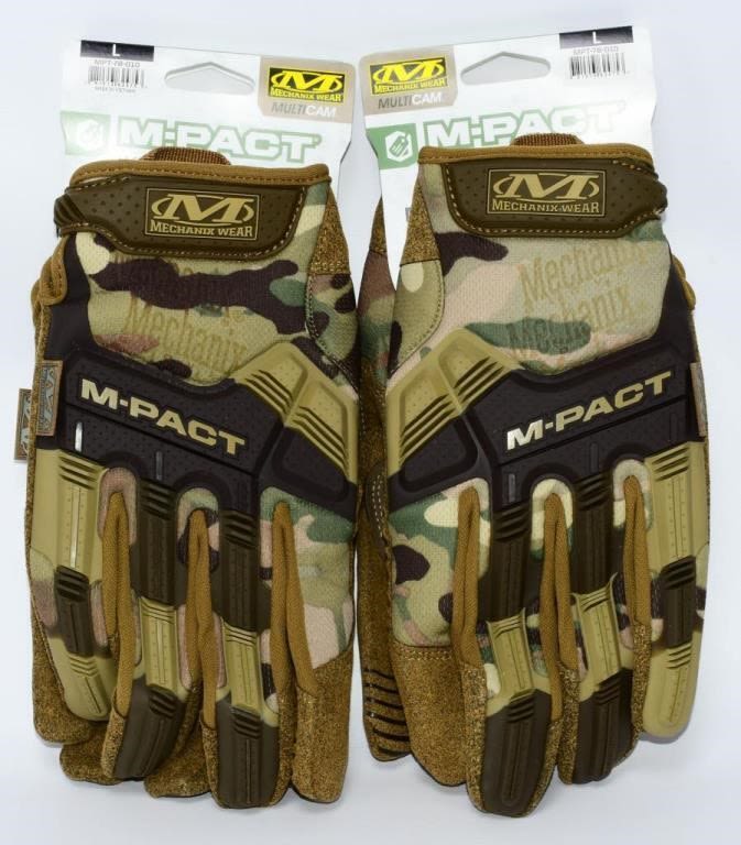 Lot 1970: 2 New Pairs Of Mechanix Wear Camo Work Gloves