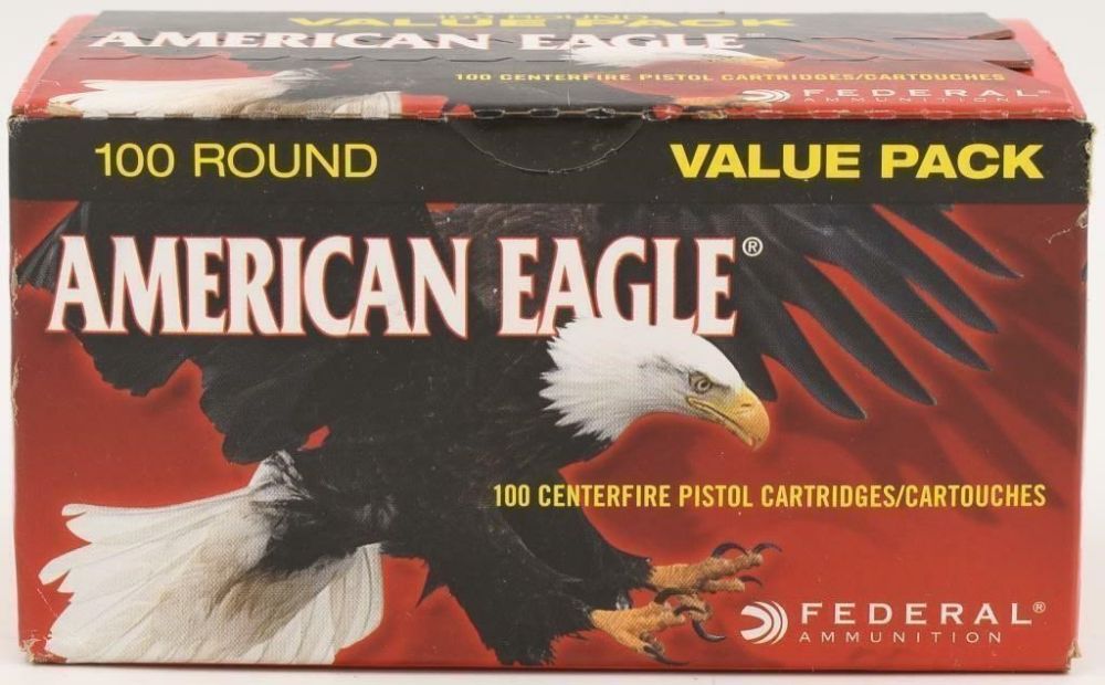 Lot 1975: 100 Rounds American Eagle .45 Auto Ammunition