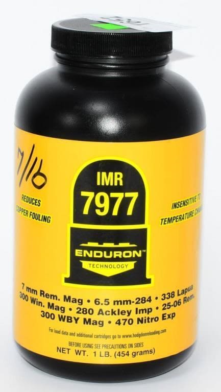 Lot 1982: 1 LB Container Of IMR 7977 Enduron Gun...