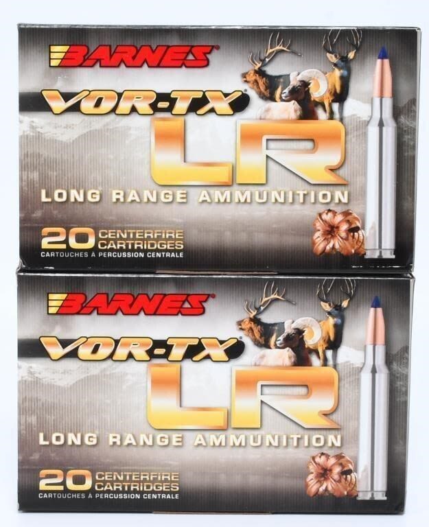 Lot 1993: 40 Rds Barnes VOR-TX 6.5 Creedmoor Ammunition, 127...