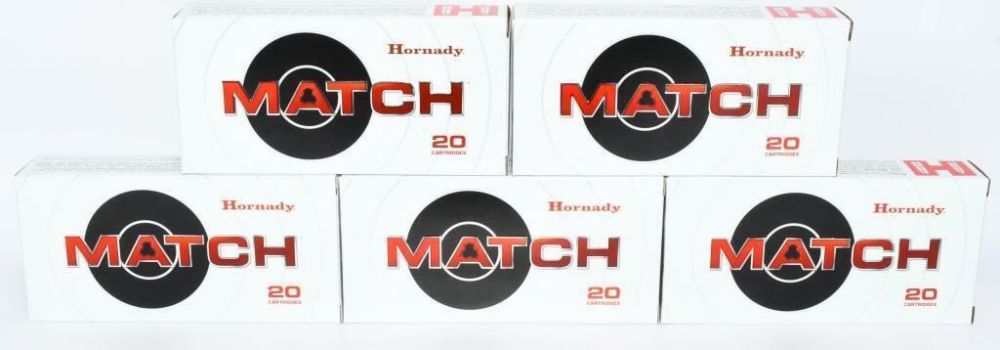 Lot 2020: 100 Rounds of Hornady Match 6.5 PRC Ammunition