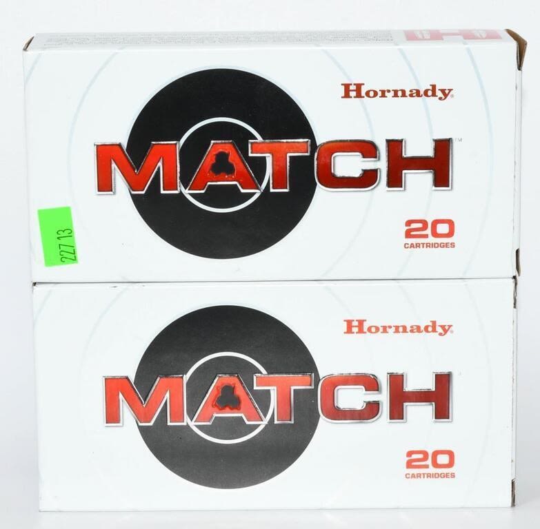 Lot 2023: 40 Rounds of Hornady Match 6.5 PRC Ammunition
