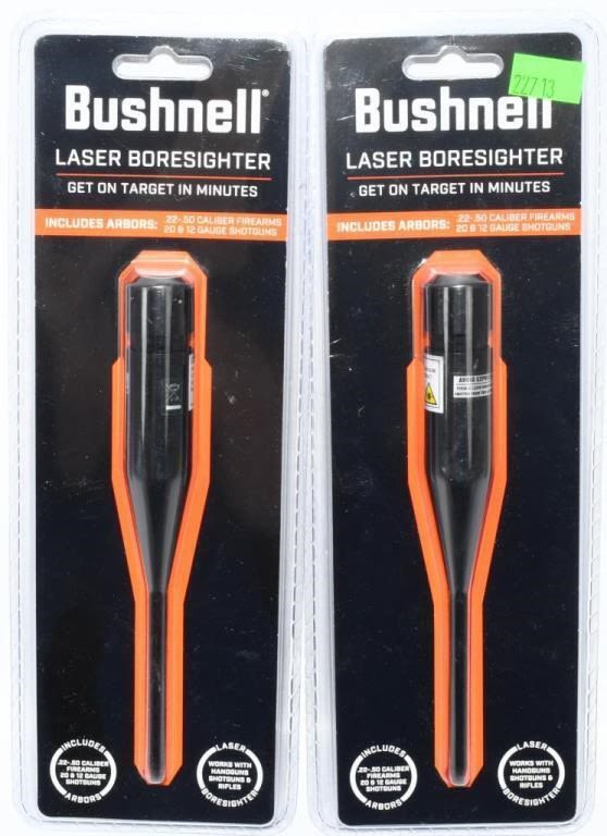 Lot 2036: 2 New in The Package Bushnell Laser Boresighters
