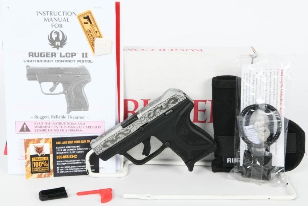 Lot 2046: Ruger LCP II Dragon Semi Auto Pistol .380 ACP