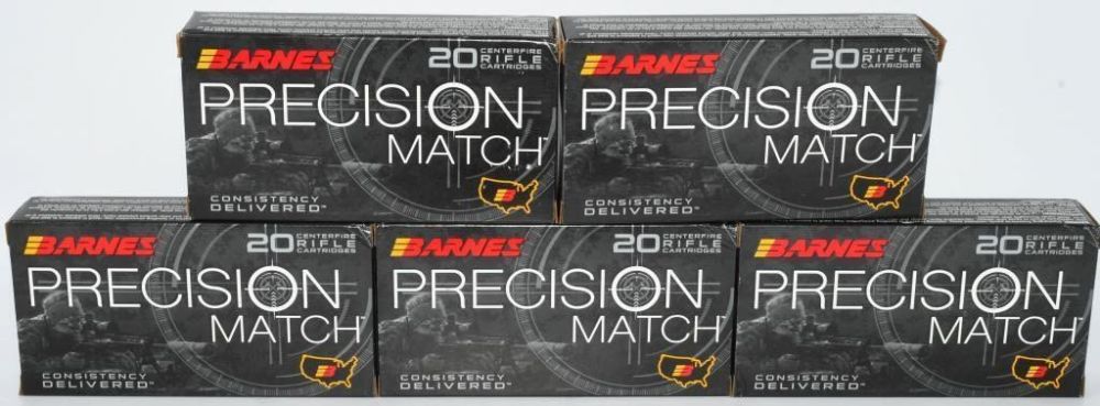 Lot 2089: 100 Rounds of Barnes 6.5 Creedmoor Ammunition