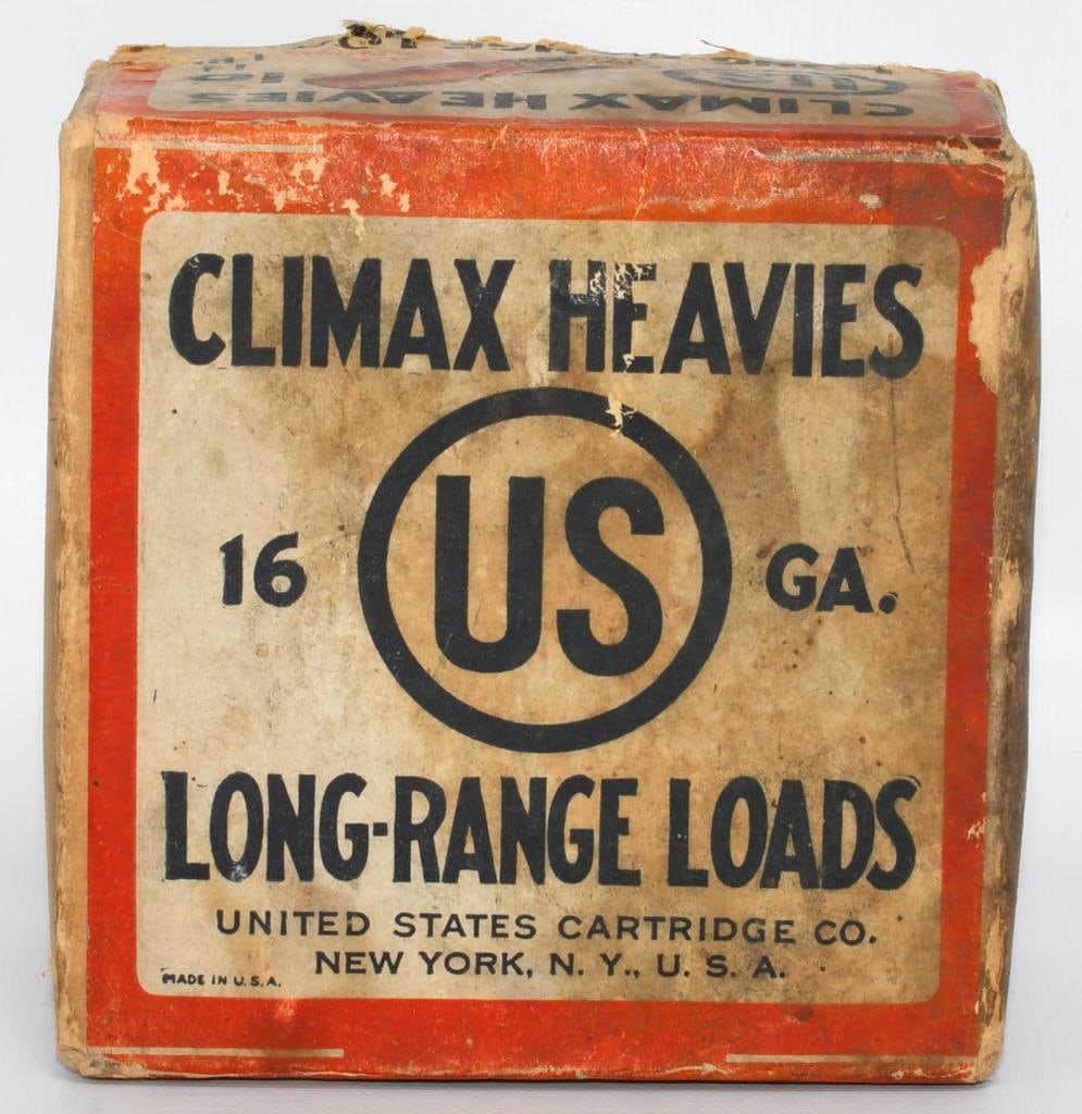 Lot 52: Rare Collector Box Of Climax Heavies US 16 Ga