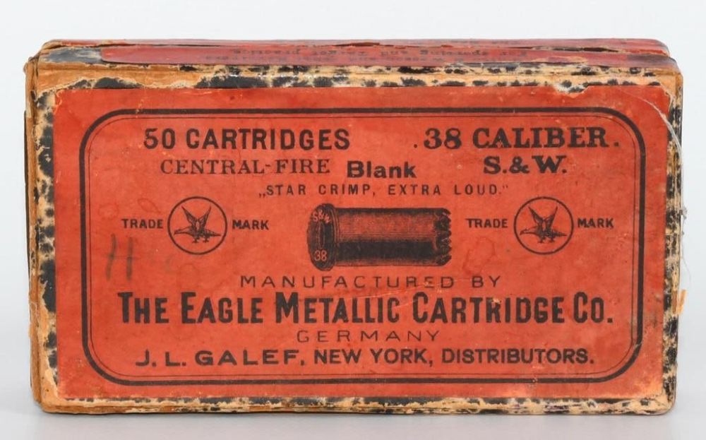 Lot 64: Rare Collector Box Eagle Metallic .38 Cal S&W