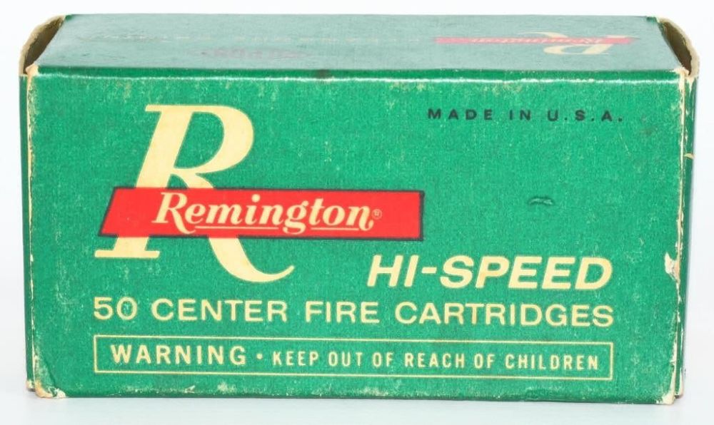Lot 85: 50 Rounds Of Remington .22 Hornet Ammunition