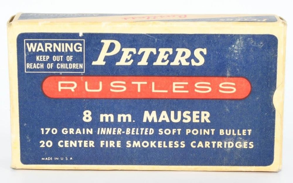 Lot 118: Collector Box Of Peter's 8mm Mauser Ammunition
