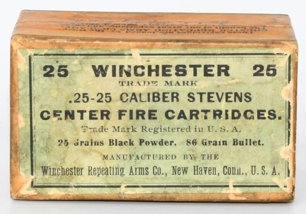 Lot 139: Rare Sealed Collector Box Winchester .25-25