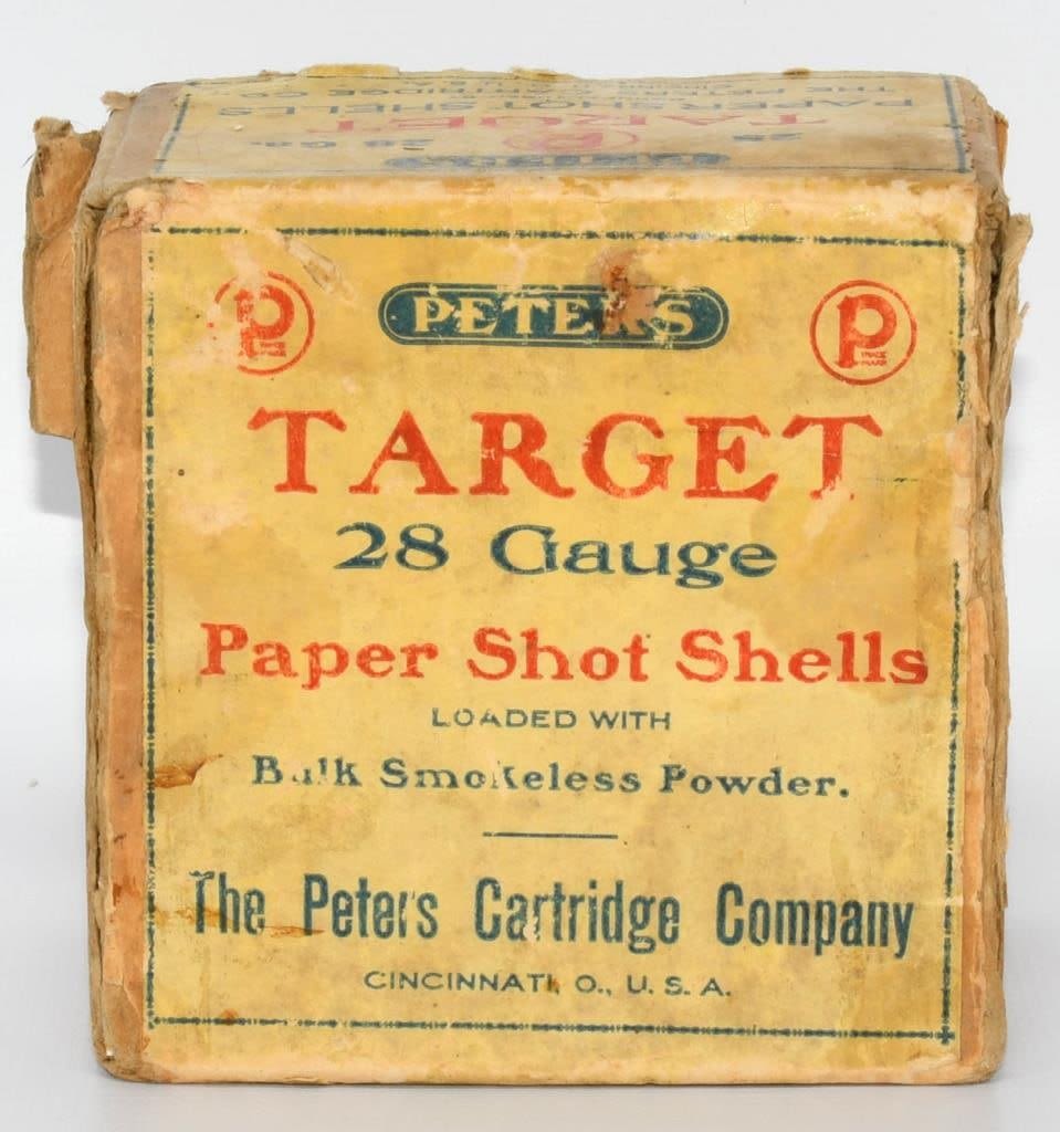 Lot 142: 25 Rd Collector Box Peter's Target 28 Ga