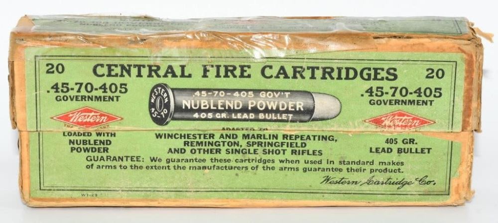 Lot 148: Collector Box Of Western .45-70 Govt Ammunition