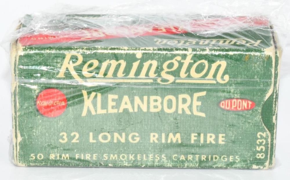 Lot 166: Collector Box Of Remington .32 Long Ammunition