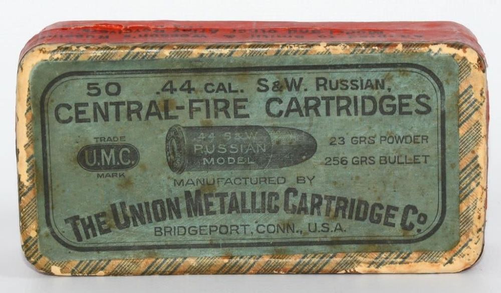 Lot 178: Rare Collector Box Of UMC .44 S&W Russian Ammo