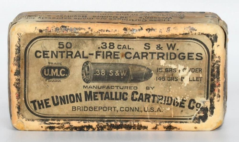 Lot 202: 50 Rd Collector Box Of UMC .38 S&W Ammunition