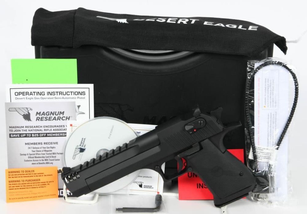 Lot 213: NEW Magnum Research Desert Eagle Pistol .50 AE