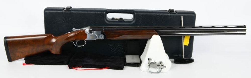 Lot 216: Cased Beretta ASE 90 O/U Competition Shotgun 12 GA