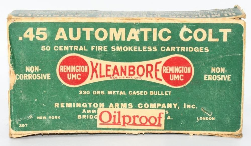 Lot 220: Collector Box Of Remington .45 ACP Ammunition