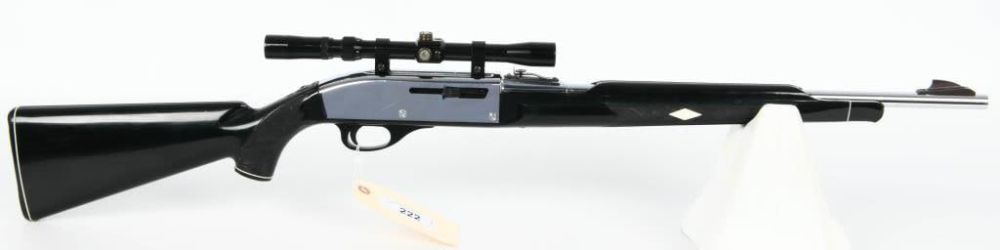 Lot 222: Remington Nylon 66 Apache Black Semi Auto .22 LR