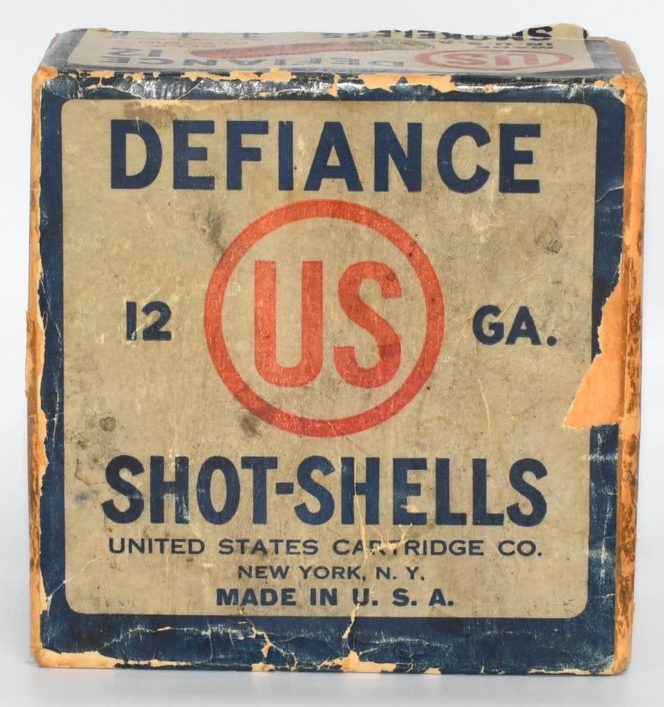 Lot 232: Rare Collector Box Of Defiance US 12 Ga Shotshells