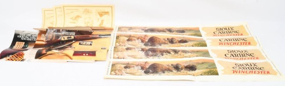 Lot 302: Lot of Various Collector Winchester Posters