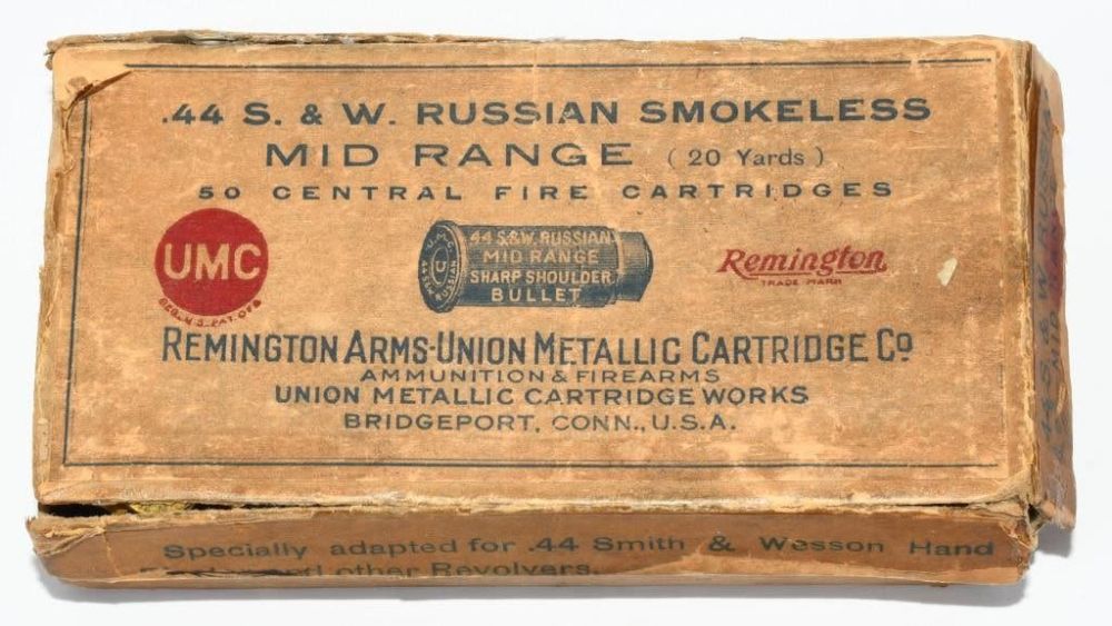 Lot 319: Collector Box Of Remington .44 S&W Russian Ammo