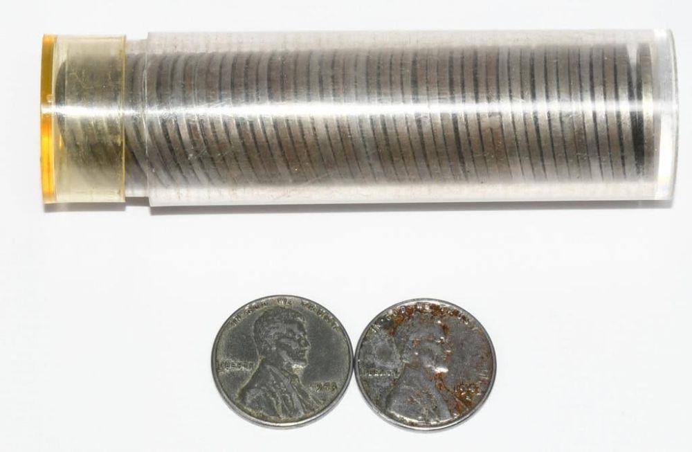 Lot 320: Tube Of Collector 1943 Pennies