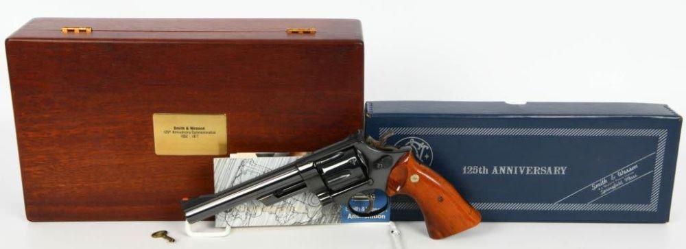Lot 327: 125th Anniversary Smith & Wesson 25-3 Revolver .45