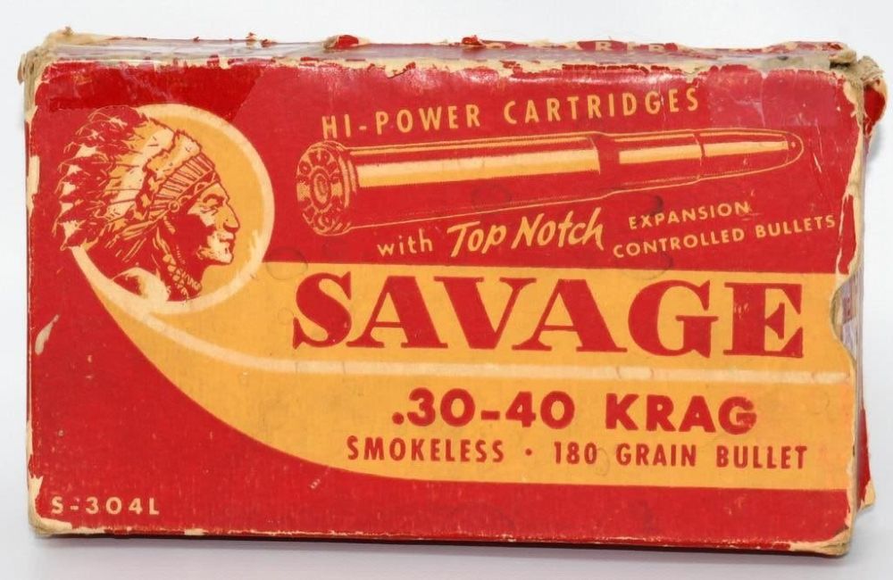 Lot 328: 20 Rounds Of Savage .30-40 Krag Ammunition