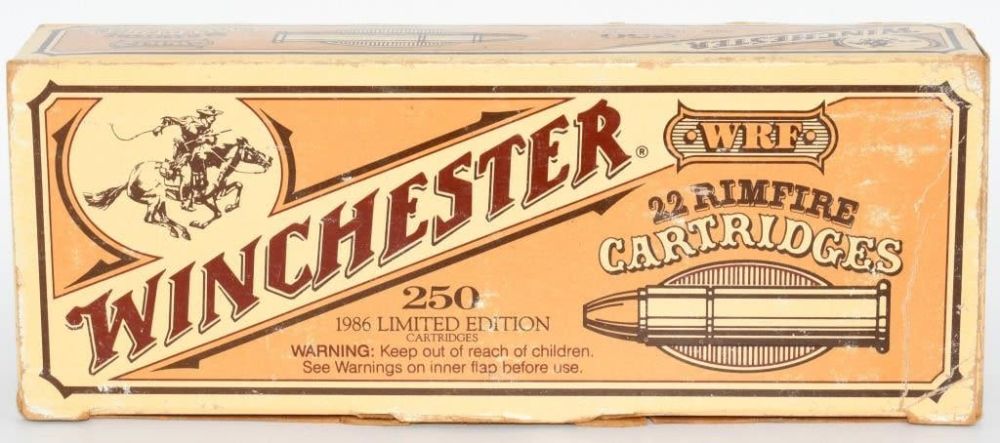 Lot 331: 250 Rd Collector Box Of Winchester .22 WRF Ammo