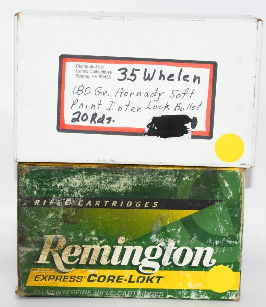 Lot 355: 40 Rounds of .35 Whelen Ammunition