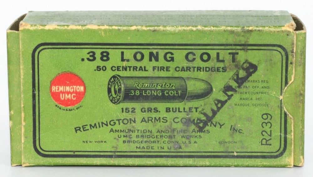Lot 370: Collector Box Remington UMC .38 Long Colt Blanks