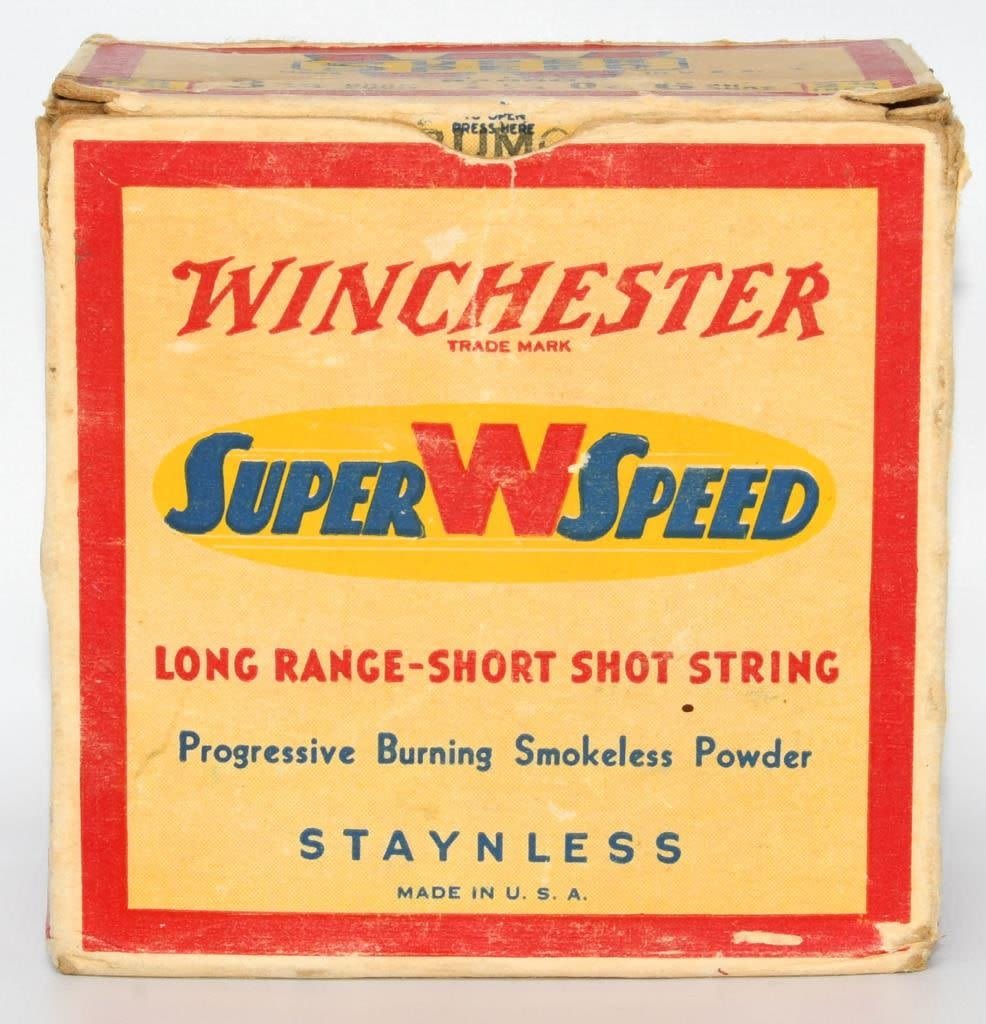 Lot 403: 25 Rd Collector Box Of Winchester 12 Ga Shotshells