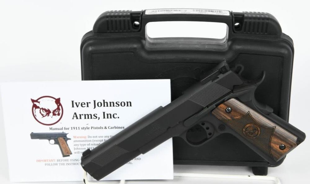 Lot 405: Iver Johnson Eagle XL 1911 Semi Auto Pistol 10mm