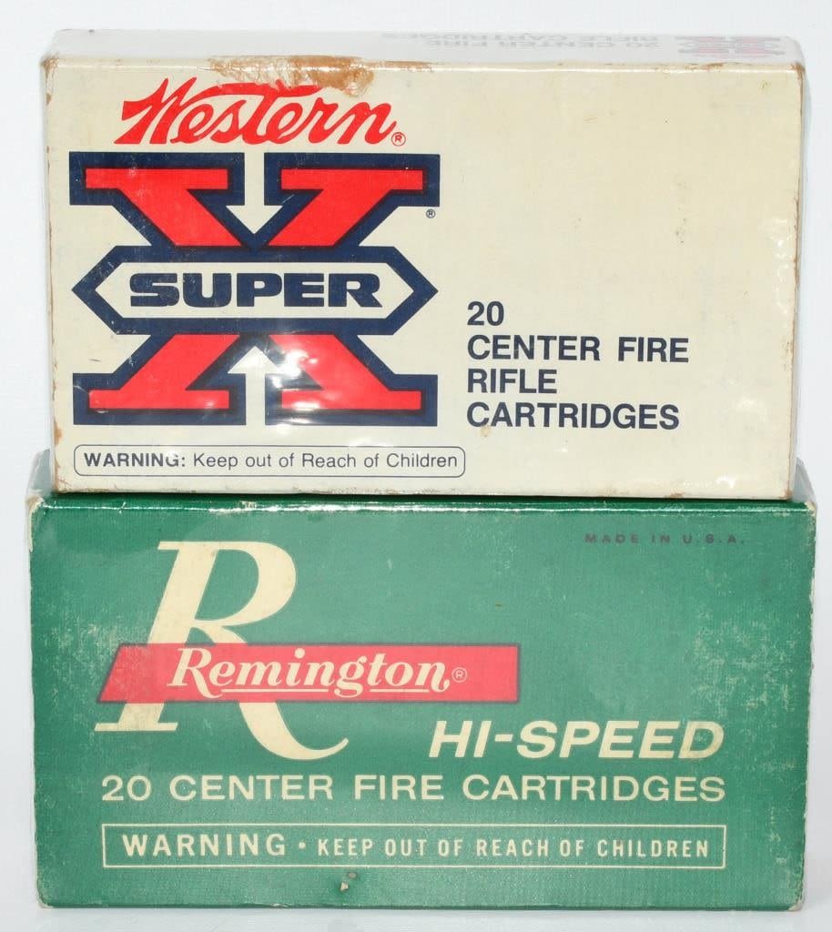 Lot 415: 2 Collector Boxes Of .30-40 Krag Ammunition
