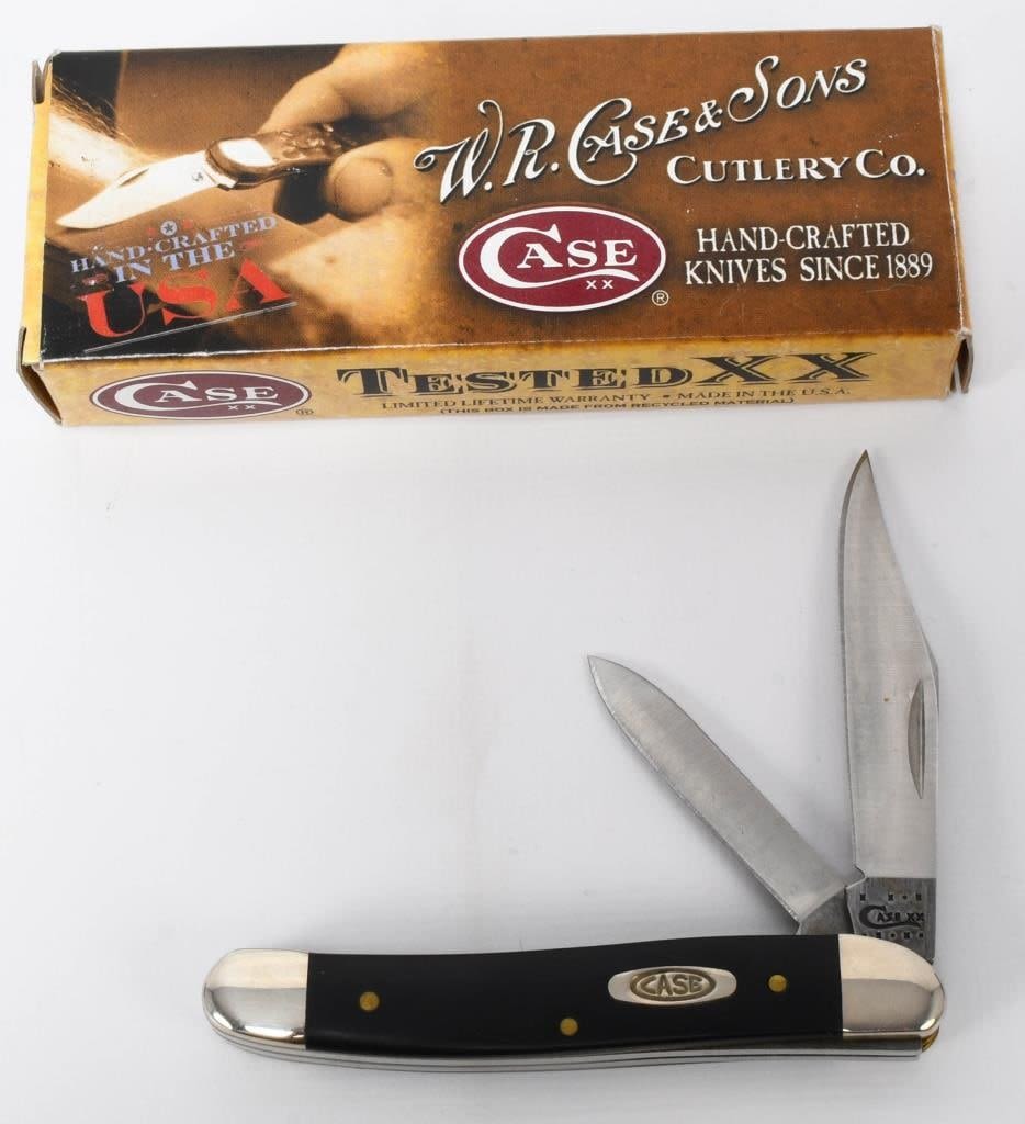 Lot 416: Case XX Black Delrin Medium Jack Stainless Pocket