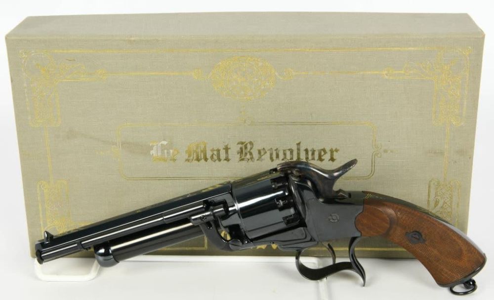 Lot 447: Boxed Le Mat Revolver .44 Caliber + 20 Ga Shotgun