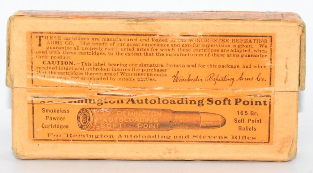 Lot 472: 20 Rd Collector Box Winchester .32 Rem Autoloading