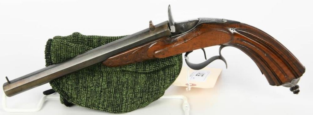 Lot 531: Antique Belgian Flobert Parlor Gallery Gun .22 CB