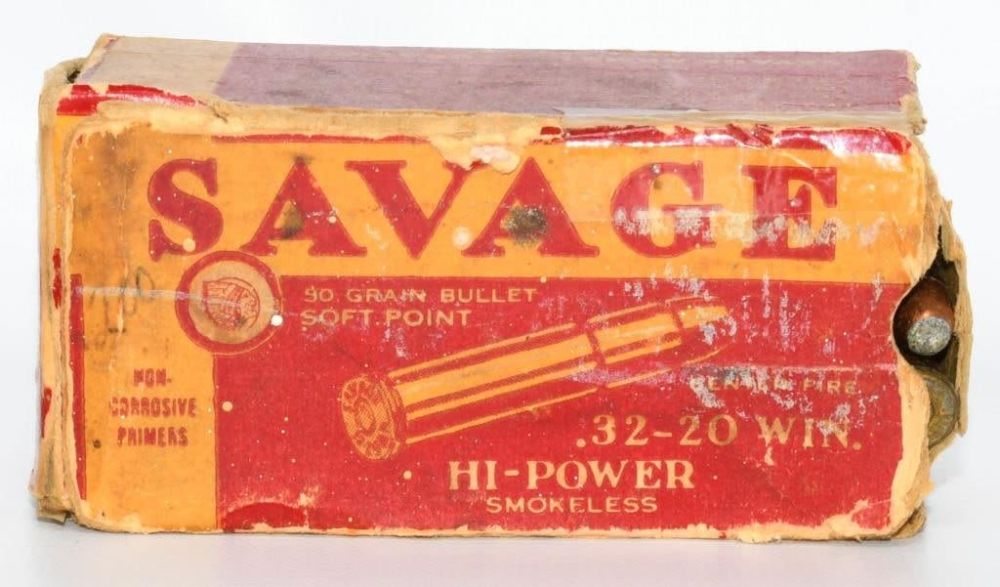 Lot 568: 25 Rounds of Savage .32-20 Win Ammunition