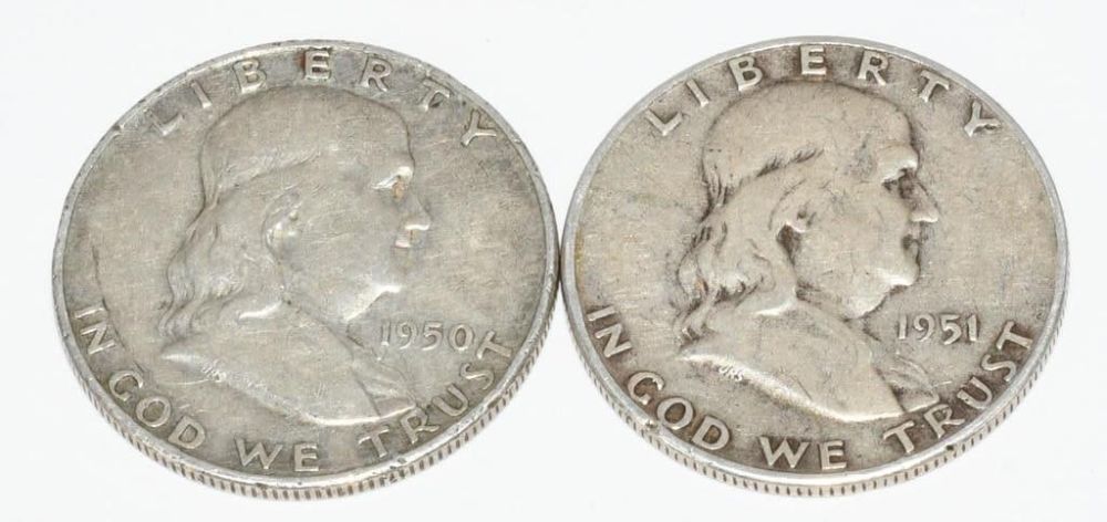 Lot 578: 2 United States Liberty Half Dollar Collector