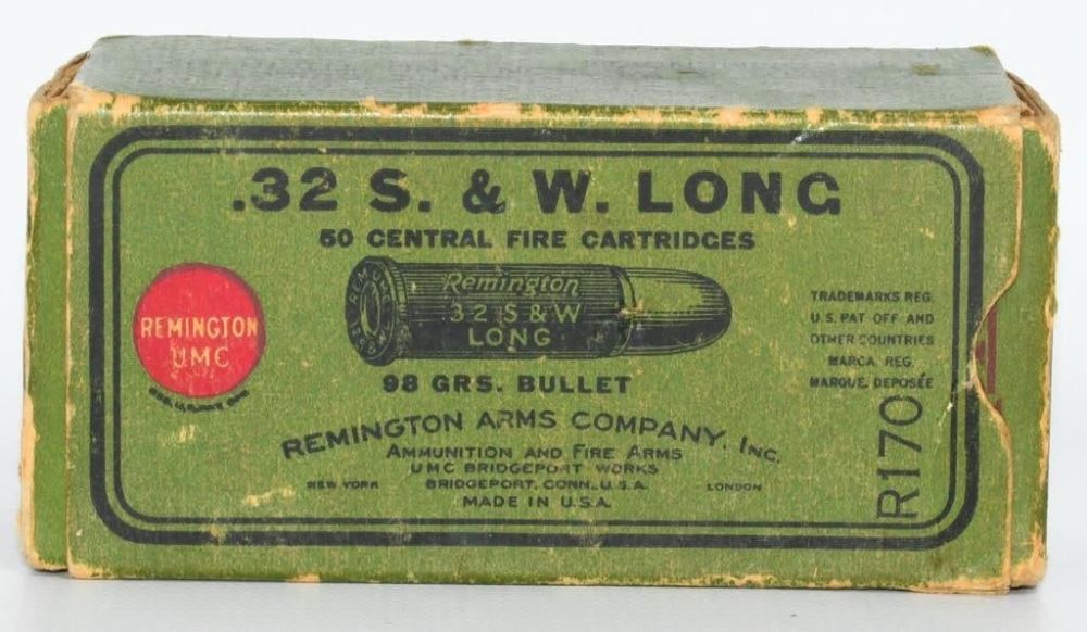 Lot 598: Collector Box Remington .32 S&W Long Ammunition